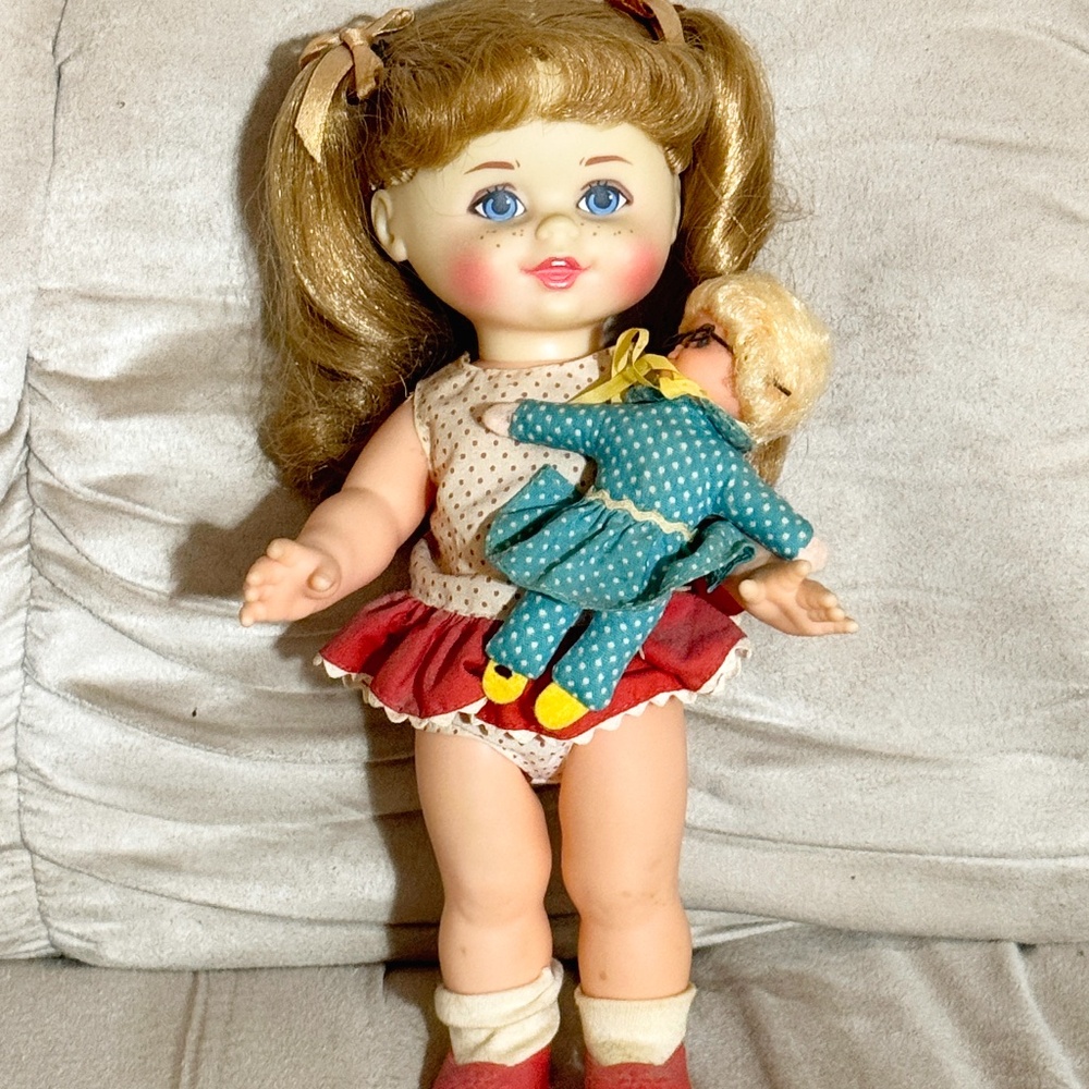 Mattel Buffy Mrs Beasley dolls 1968 FAMILY AFFAIR TV SHOW -VINTAGE